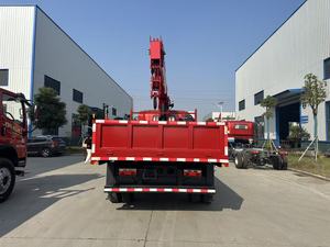Sinotruk wangpai 6.3 tấn thẳng bùng nổ xe tải gắn cẩu vận chuyển xe, có tính năng một cần cẩu di động và chức năng đổ - Product Image 6