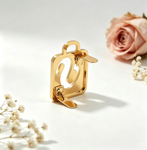 Wholesale Custom Engraved <b>Metal</b> Pin Plates Zinc Alloy Rose Gold Plated <b>Metal</b> Logo Tags for Leather <b>Wallets</b> - Product Image 2