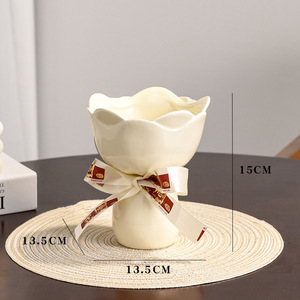 <span class=keywords><strong>Vase</strong></span> en céramique de haute qualité <span class=keywords><strong>pour</strong></span> décorations de mariage usage domestique luxe <span class=keywords><strong>petit</strong></span> <span class=keywords><strong>vase</strong></span> à fleurs élégant salon entrée haute - Product Image 6