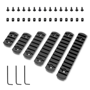 Accessoires tactiques en aluminium de haute qualité Coin arrondi 3 5 7 9 11 13 émerillons à fente pour la chasse - Product Image 3