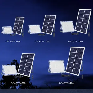 Уличная панель на солнечной батарее IP66, безопасность, водонепроницаемый Светодиодный прожектор, умное управление светом, 400 Вт, цена на солнечное прожекторное освещение