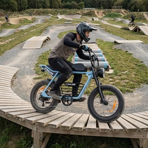 จักรยานเสือภูเขา Fat Tire พร้อมดิสก์เบรกไฮดรอลิก, จักรยานครุยเซอร์สำหรับฝึกซ้อมทักษะในพื้นที่จักรยานพาร์ค - Product Image 5