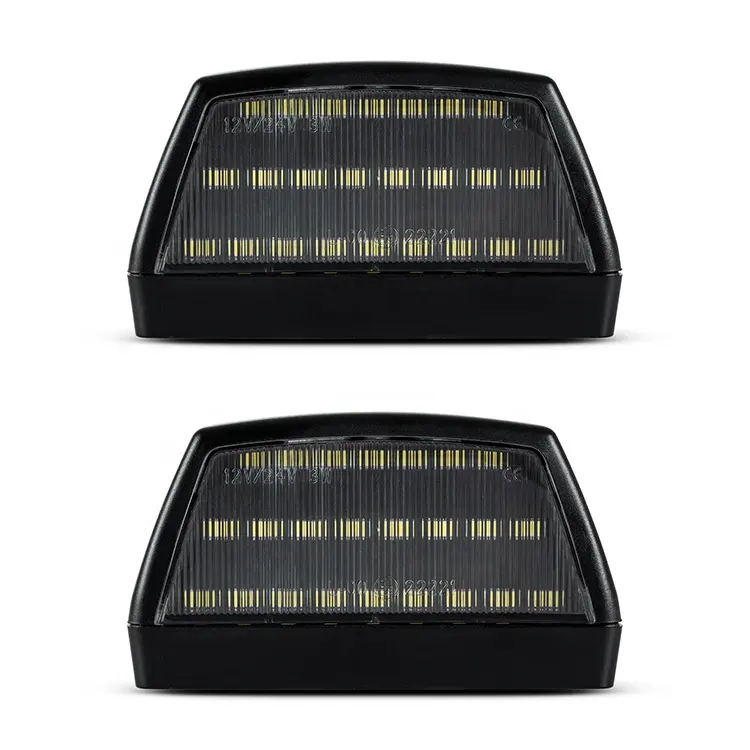 12V 2pcs White LED Tail Number License Plate Lights for Mercedes-Benz T2 Vanio VW T4 T5 LT I Pick up Car light