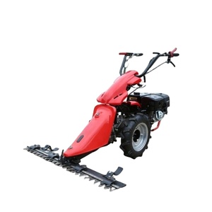 Comfortable Walk Behind Two Wheel Agricultural Machinery Power Tiller With Gearbox and Scythe Mower Plough for Easy <b>Cultivation</b> - Product Image 1
