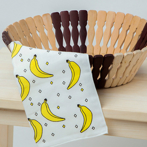 Ensemble de serviettes pour bébé en mousseline douce 25*25cm, imprimé <span class=keywords><strong>arbre</strong></span> mignon, coton, <span class=keywords><strong>mouchoir</strong></span> pour enfants - Product Image 2