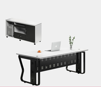 Bureau en L, derniers modèles de bureaux de direction, bureau de direction moderne, meubles