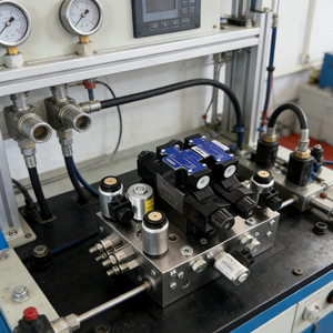 วาล์วไฮดรอลิกแบบตลับโลหะหล่อขึ้นรูปตามสั่งของ Myroth บล็อกวาล์วไฮดรอลิกแบบแมนิโฟลด์ทำจากอลูมิเนียมอัลลอยด์สำหรับเครื่องจักรอุตสาหกรรม - Product Image 4