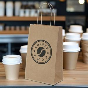 Brand Printed Custom Size Personalized <b>Small</b> <b>Bottle</b> Paper Bags With Logo for Wine - Product Image 2