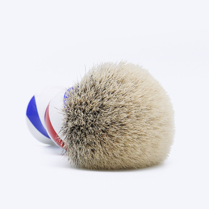 Badge professionnel 100%, brosse pour le <span class=keywords><strong>rasage</strong></span>, toilettage pour hommes, pointe argentée - Product Image 5