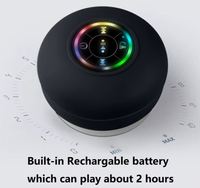 Altavoz Inalámbrico para Baño con Resistencia al Agua IPX4, BT 5.0, Ventosa, Mini Altavoz para Ducha, Personalizable con Logotipo, Altavoz para Exteriores con Sonido Estéreo