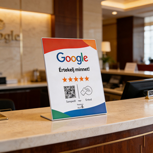 Tarjeta de Reseña Inteligente UHF NFC Preprogramada de <span class=keywords><strong>Google</strong></span> con Código QR - Product Image 2