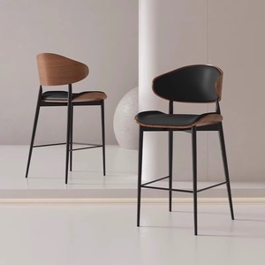 Silla <span class=keywords><strong>alta</strong></span> de <span class=keywords><strong>mesa</strong></span> de Isla de diseño moderno, <span class=keywords><strong>mesa</strong></span> de Bar de lujo, con respaldo alto silla <span class=keywords><strong>alta</strong></span>, <span class=keywords><strong>taburete</strong></span> Simple de 505560CM para sentarse en casa - Product Image 1
