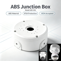 Boîtier de jonction ABS de haute qualité, étanche IP54, boîtier universel pour caméra CCTV pour caméras dôme/PTZ, OEM accepté