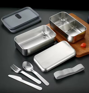 Sealed Leak Proof Bento <b>Box</b> Office <b>Microwave</b> Safe Food Container Food Grade Stainless Steel <b>Lunch</b> <b>Box</b> - Product Image 3