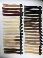 Extensions de cheveux humains naturels vierges en vrac, alignés dans le sens des cuticules, de qualité V Light UV, provenant du Vietnam et d'Inde, sans trame