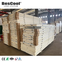 Customizable2.4 * 2,4*2,4 m Copeland Sistema de refrigeración Congelador 100mm 0 ~-20 grados Temperatura controlada Venta al por menor Cámara fría 150mm Motor