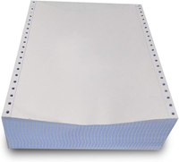 Carta carboniera NCR con alimentazione continua a 3 strati 9-1/2x11 \ "1000 conteggio immagine blu per stampanti a getto d'inchiostro/Laser a matrice di punti