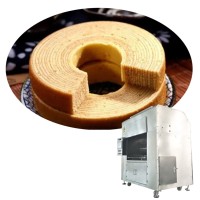 Nouvelle machine à gâteau Baumkuchen électrique entièrement automatique de 12 pièces, pour la fabrication de gâteaux en forme d'anneau d'arbre, idéale pour les pâtisseries industrielles.