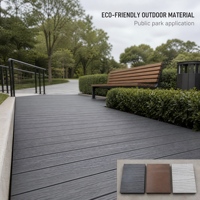 Outdoor Zeitgenössischer Rutschfester Klick-PVC-Bodenbelag mit Holzoptik für Garten und Schwimmbad