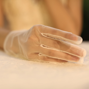 Mitaines transparentes de couleur unie, gants <span class=keywords><strong>en</strong></span> <span class=keywords><strong>Tulle</strong></span> Transparent Sexy, gants courts pour femmes, gants d'étiquette - Product Image 2