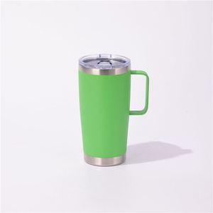 20Oz Food Grade 304 Stainless Steel <b>Coffee</b> Mug Reusable Travel Drinkware Holiday Gift Sets Kitchen Dining ASM26 - Product Image 2
