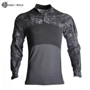 HAN selvaggio mimetico <span class=keywords><strong>t</strong></span>-<span class=keywords><strong>Shirt</strong></span> nuovo stile tuta mimetica rana abbigliamento <span class=keywords><strong>Trekking</strong></span> uniforme pantaloni camicia Set completo - Product Image 3