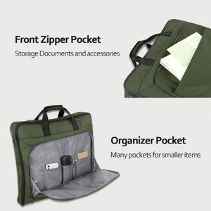 Free Sample Garment Bags for Travel, <b>Carry</b> on Garment Bag with Shoulder <b>Strap</b>, Foldable Suit Travel Bags for Men - Product Image 4