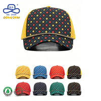 Casquette Trucker à 5 Panneaux en Mousse avec Trous Découpés au Laser, Réglable, avec Corde et Logo Brodé Personnalisé pour Sport en Plein Air Unisexe