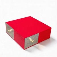 Boîte cadeau en carton biodégradable à 4 tiroirs, ouverture sur quatre côtés, design personnalisé haut de gamme fait main pour chocolat