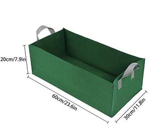 En gros haute qualité fleurs légumes jardin planteur carré pot de culture En Tissu De <span class=keywords><strong>Feutre</strong></span> sac - Product Image 6