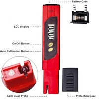 Nouveau stylo de testeur de PH-mètre numérique LCD portable avec calibrage automatique à 3 points et rétro-éclairage
