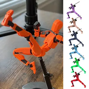 工厂价格2024多关节活动变形机器人2.0 3D打印人体模型假人动作模型娃娃玩具儿童礼品