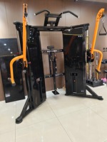 Máquina Multifuncional de Gimnasio Comercial HuaVigor Estilo Pulpo, 8 en 1, de Acero al Carbono, con Cable Cruzado, Barra de Dominadas, para Ejercicio de Cuerpo Completo
