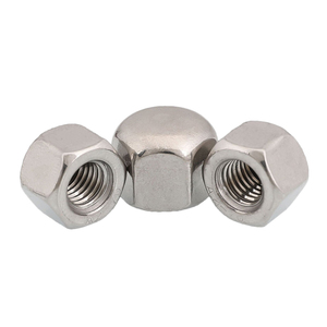 Tuercas Hexagonales de Cabeza Baja M3 M4 M5 M6 de Acero Inoxidable SS SUS AISI ANSI 304 316 316L A2 A4 70 80, Tuerca de Cabeza Hexagonal Abombada DIN917 - Product Image 2