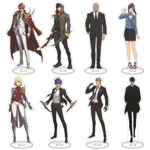 Vente en gros 15CM <span class=keywords><strong>Solo</strong></span> nivellement Sung Jin Woo <span class=keywords><strong>Manga</strong></span> japonais dessin animé support Anime acrylique plaque debout - Product Image 2