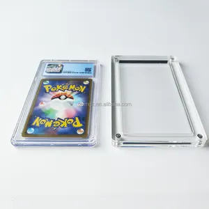 Support personnalisé sgc guard Tcg Acrylique Boîte 151 Grading Trading CGC Protector Sports Pokemon Graded Card Slabs Case