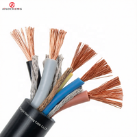Kabel Fleksibel Berlapis Karet YCW Tahan Lama Tahan Cuaca Tahan Minyak untuk Lokasi Konstruksi