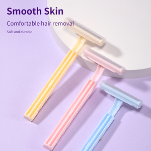LMLTOP 2 rasoirs manuels à lame fixe, rasoirs à cheveux, rasoirs de sécurité à lame droite, lame en acier inoxydable, <span class=keywords><strong>rasoir</strong></span> <span class=keywords><strong>bic</strong></span> - Product Image 4