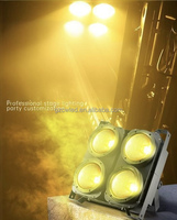 4x100W LED COB Blinders 2 en 1, projecteur de contour et lumière de scène PAR, blanc chaud/blanc froid, lumière de public pour DJ, spectacles, base E27