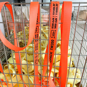 カスタムロゴ50mm幅2インチナイロン織りラッシングベルトストラップヘビーデューティポリエステルウェビングスリング貨物パッキング - Product Image 5