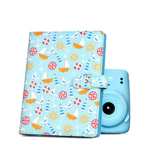 Compatible avec <span class=keywords><strong>Polaroid</strong></span>, album photo coloré en PU de 3 pouces, 128 photos, mini album numérique pour ranger les souvenirs - Product Image 4