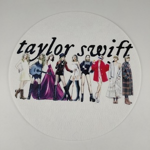 แผ่นสักหลาดเสียงแหลมขนาดเส้นผ่าศูนย์กลาง7.8นิ้ว,แผ่นกันสะเทือนสำหรับไวนิลแผ่นรองเครื่องเล่นแผ่นเสียงแบบกำหนดเอง - Product Image 1