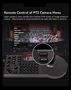 Professional New Generation <strong>PTZ</strong> <strong>Joystick</strong> <strong>Keyboard</strong> <strong>Controller</strong> to Control Broadcasting and Competition for <strong>PTZ</strong> Camera - Product Image 4