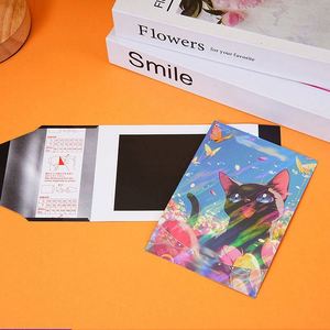 Nouvelle carte de vœux personnalisée à décoller pour les articles promotionnels des stars - Boîte mystère pour diffusion en direct avec déchirement instantané - Product Image 2