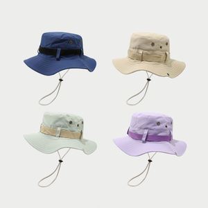 Sombrero de Pescador con Cordón Ajustable y Ala Ancha para Hombre y Mujer, Verano 2025, Transpirable, para Playa y Pesca - Product Image 4