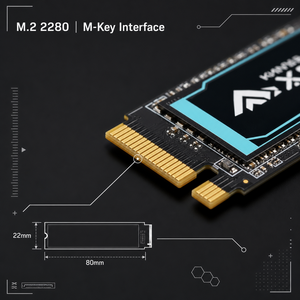 KANAGA High Speed M.2 2280 NVMe SSD PCIe Gen3x4 3000MB/s Lees Internal Solid State Drive voor Gaming PC - Product Image 3