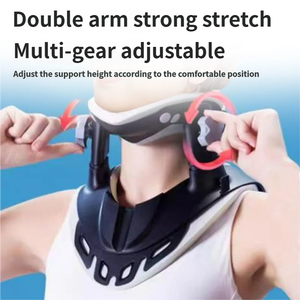 อุปกรณ์พยุงคอทางการแพทย์ ป้องกันคอ รองรับศีรษะและคอ ช่วยยึดตรึงและยกคอ อุปกรณ์ดึงคอ - Product Image 4