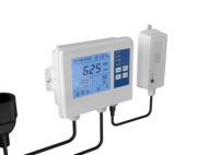Contrôleur de dioxyde de carbone à bouton tactile et sonde de capteur NDIR pour tente de culture, jardin, contrôleur de CO2 avec câble de 5 m