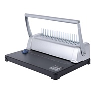 Usine Anneau Reliure Machine 21 Trous Peigne Livre Reliure Machine En Caoutchouc Personnalisé Manuel 12 Feuilles 51mm CBD12