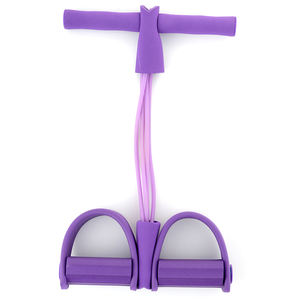 Peralatan Kebugaran Rumah Portabel Multi-Fungsi Tahan Lama Ramah Lingkungan Anti-Selip Pedal PP+EVA Chest Expander Exercise Bands Lengkap - Product Image 6